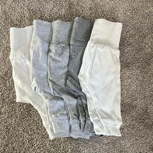 H&M Baby Gray and White Pants